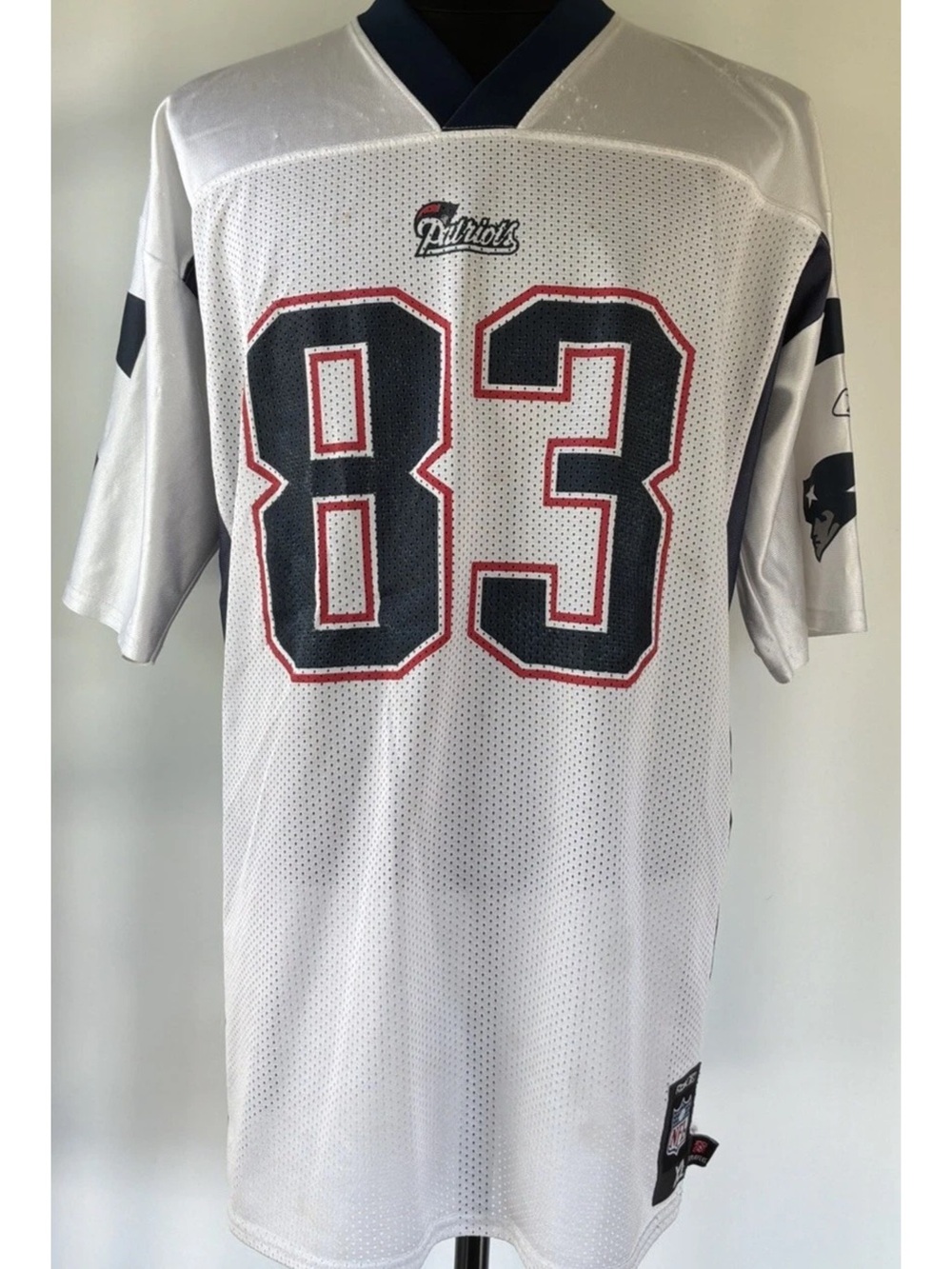 Vintage Reebok New England Patriots Wes Welker #83 Jersey Size XL